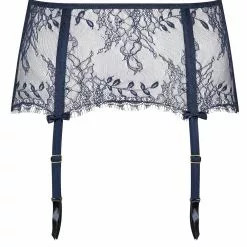 Maison Close Villa Satine Blue Garter Belt -Stockings Shop Mayfair Stockings608503 ghost 11