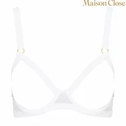 Maison Close Pure Tentation White Naked Breast Bra -Stockings Shop Mayfair Stockings608510 ghost Edit 4