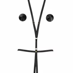 Maison Close Jeux Magnetiques Harness And Nipple Covers -Stockings Shop Mayfair Stockings608628 ghost Edit 60