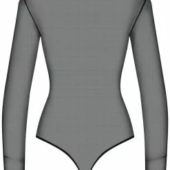Maison Close Pure Tentation Long Sleeved Black Thong Body -Stockings Shop Mayfair Stockings608801 ghost 2 54