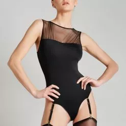 Maison Close Madame Reve Bodysuit With Suspenders