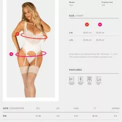 Obsessive Amor Bianco Corset