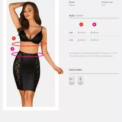 Obsessive Blanita Two Piece Set -Stockings Shop Mayfair StockingsBlanita bra skirt 13