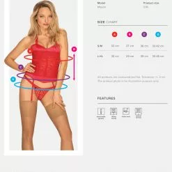 Obsessive Flameria Corset -Stockings Shop Mayfair StockingsFlameria corset 7