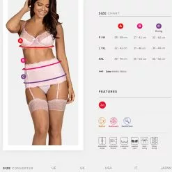 Obsessive Pink Three Piece Set 15 Obsessive Pink Three Piece Set -Stockings Shop Mayfair StockingsGirlly set 19