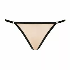 Atelier Amour Insoutenable Legerete Nude/Black Tanga -Stockings Shop Mayfair StockingsIL23 KBACK 2