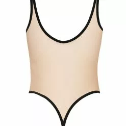 Atelier Amour Insoutenable Legerete Nude/Black Bodysuit -Stockings Shop Mayfair StockingsIL31 KBACK 5