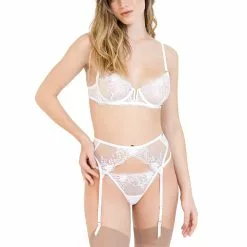 Bluebella Marseille White Thong -Stockings Shop Mayfair StockingsMarseilleBra ThongandSuspender White 1 1 51 59e3d3ad 26d7 44b1 a271 e11f67a34dca