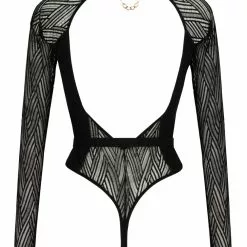 Atelier Amour Onde Sensuelle Bodysuit -Stockings Shop Mayfair StockingsOS31Back 2 12