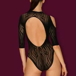 Obsessive Zebra Fishnet Bodysuit -Stockings Shop Mayfair StockingsObsessive B130 teddy back 3 7
