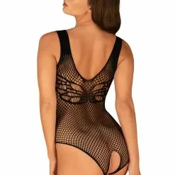 Obsessive Black Bee Open Bodysuit -Stockings Shop Mayfair StockingsObsessive B134 teddy back 2 6