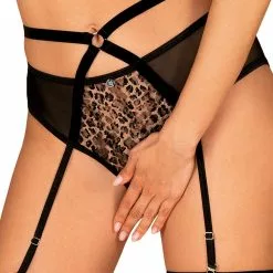 Obsessive Allunes Crotchless Garter Belt -Stockings Shop Mayfair StockingsObsessive allunes garter belt2 6