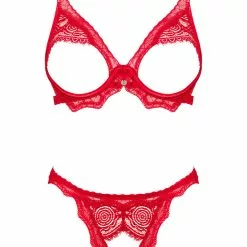 Obsessive Bergamore Red 2 Piece Set 11 Obsessive Bergamore Red 2 Piece Set -Stockings Shop Mayfair StockingsObsessive bergamore set pwf 1