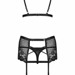 Obsessive Blanita Three Piece Set -Stockings Shop Mayfair StockingsObsessive blanita set back packshot 3