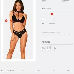 Obsessive Brasica Black Bra -Stockings Shop Mayfair StockingsObsessive brasica bra 23