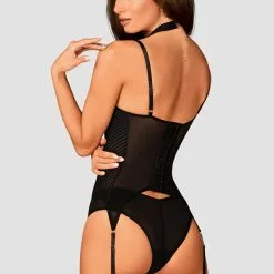 Obsessive Brasica Black Corset And Briefs -Stockings Shop Mayfair StockingsObsessive brasica corset frb 9