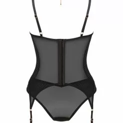 Obsessive Brasica Black Corset And Briefs -Stockings Shop Mayfair StockingsObsessive brasica corset pwb 6
