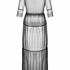 Obsessive Black Estiqua Peignoir -Stockings Shop Mayfair StockingsObsessive estiqua peignoir pwb 4