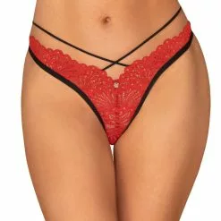 Obsessive Mettia Red Thong -Stockings Shop Mayfair StockingsObsessive mettia thong 2 2 20
