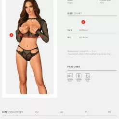 Obsessive Mibelia Black Top -Stockings Shop Mayfair StockingsObsessive mibelia top 25