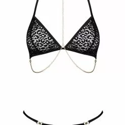 Obsessive Pantheria Chain 2 Piece Set -Stockings Shop Mayfair StockingsObsessive pantheria set packshot 1500x1120 8