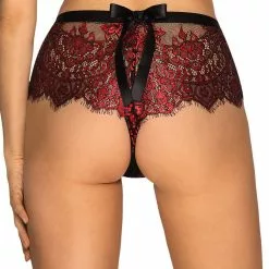 Obsessive Redessia Lace Shorty -Stockings Shop Mayfair StockingsObsessive redessia shorties back 2 2 17