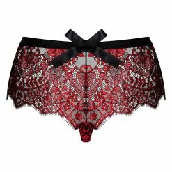 Obsessive Redessia Lace Shorty -Stockings Shop Mayfair StockingsObsessive redessia shorties back packshot 40