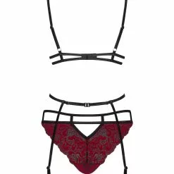 Obsessive Sugestina 3 Piece Set -Stockings Shop Mayfair StockingsObsessive sugestina set back packshot 1