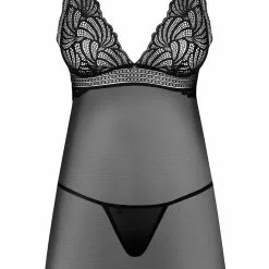 Obsessive Sweetia Babydoll And Thong -Stockings Shop Mayfair StockingsObsessive sweetia babydoll packshot 2