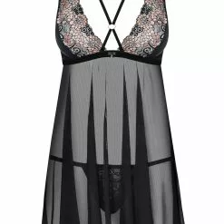 Obsessive Floral Babydoll -Stockings Shop Mayfair StockingsObsessive 873 BAB 1 packshot 4