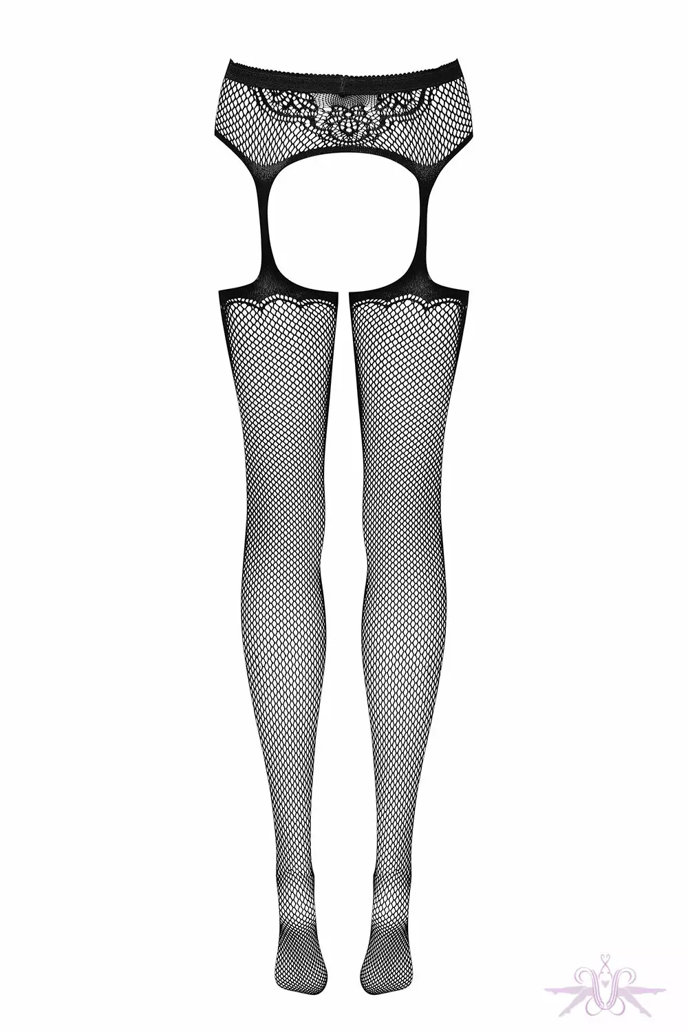 Obsessive Black Fishnet Garter Stocking 5 Obsessive Black Fishnet Garter Stocking - Image 5