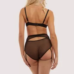 Playful Promises Charlie Cut-Out Highwaist Brief 8 Playful Promises Charlie Cut-Out Highwaist Brief -Stockings Shop Mayfair StockingsPPHW3203 C 4 26
