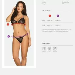 Obsessive Pantheria Chain 2 Piece Set -Stockings Shop Mayfair StockingsPantheria set 9