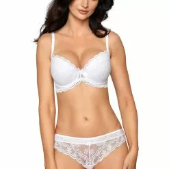 Roza Lagerta White Push Up Bra