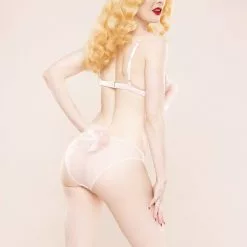 Playful Promises Bettie Page Powder Puff Pink Brief