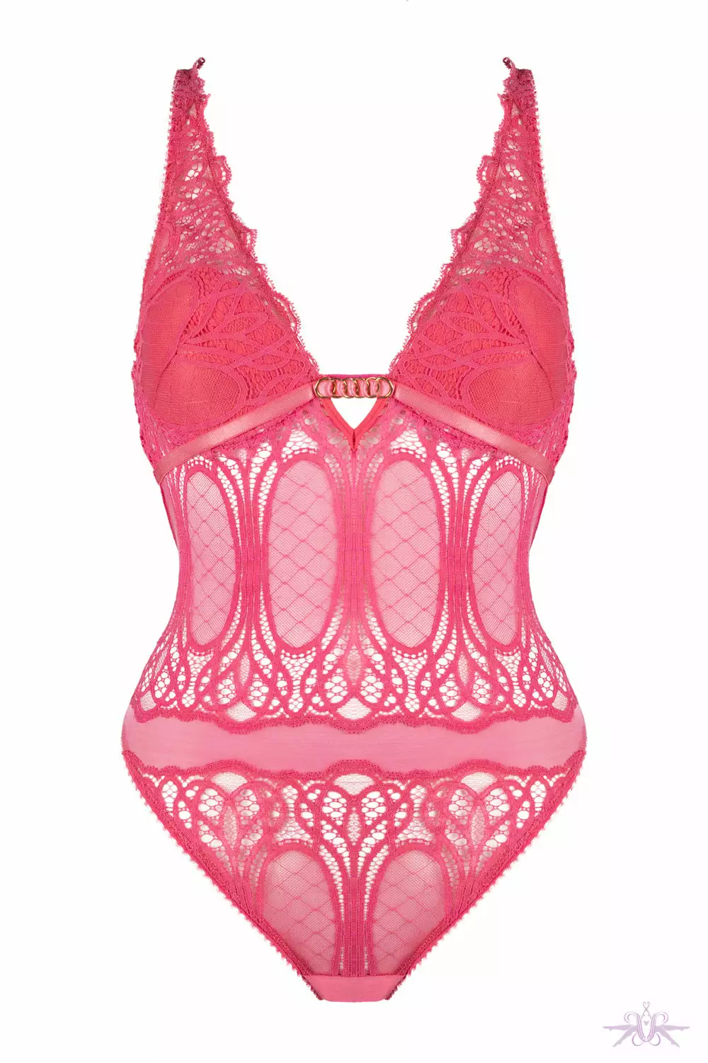 Jolidon Angels Pink Lace Bodysuit 6 Jolidon Angels Pink Lace Bodysuit - Image 6