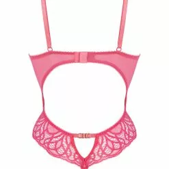 Jolidon Angels Pink Lace Bodysuit 13 Jolidon Angels Pink Lace Bodysuit -Stockings Shop Mayfair Stockingsh2251 h2251.fux 2 90