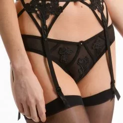 Bluebella Nova Suspender Belt -Stockings Shop Mayfair Stockingsnova bra brief and suspender black 31623 31624 34799 ecomm 02 2 24