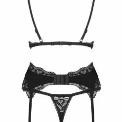 Obsessive Arisha 3 Piece Set -Stockings Shop Mayfair Stockingsobsessive arisha set with garter belt back packshot 4