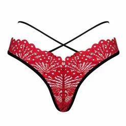 Obsessive Mettia Red Thong -Stockings Shop Mayfair Stockingsobsessive mettia thong packshot 2 44
