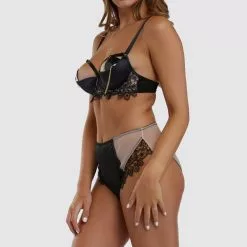 Playful Promises Anaise High Waist Brief -Stockings Shop Mayfair Stockingsplayful promises bra playful promises anaise black quarter cup bra 28923478736944 2048x2048 11 2a648ccb 8827 415f 9ffd f71a4455985d