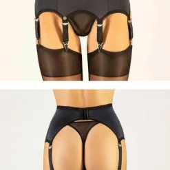 Cervin French Rivoli 6 Strap Suspender Belt -Stockings Shop Mayfair Stockingsporte jarretelles rivoli 6 Edit 1