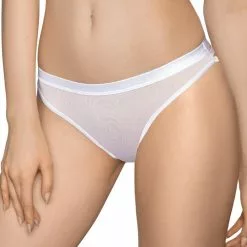Roza Lisbet White Thong