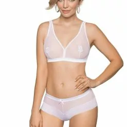Roza Lisbet White Triangle Bra