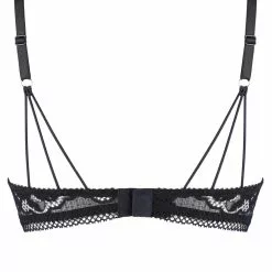 Jolidon Rock DJ Black Push Up Bra -Stockings Shop Mayfair Stockingss2237 s2237.neg 2 68