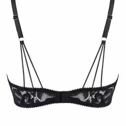 Jolidon Rock DJ Black Lace Underwired Bra -Stockings Shop Mayfair Stockingss2239 s2239.neg 2 70