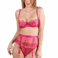 Jolidon Supreme Lace Underwired Pink Bra -Stockings Shop Mayfair Stockingss2244 s2244.fux 1d2244 d2244.fux 1j2244 j2244.fux 1 48