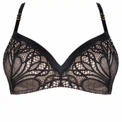 Jolidon Angels Black Padded Bra -Stockings Shop Mayfair Stockingss2250 s2250.neg 1 2 98