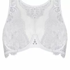 Prelude Milano Prelude Marlene White Fantasy Bra 10 Prelude Milano Prelude Marlene White Fantasy Bra -Stockings Shop Mayfair Stockingsys305 ys305.alb 1 64