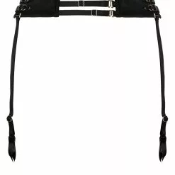 Prelude Milano Prelude Rita Black Suspender Belt -Stockings Shop Mayfair Stockingsyx317 yx317.neg 2 52